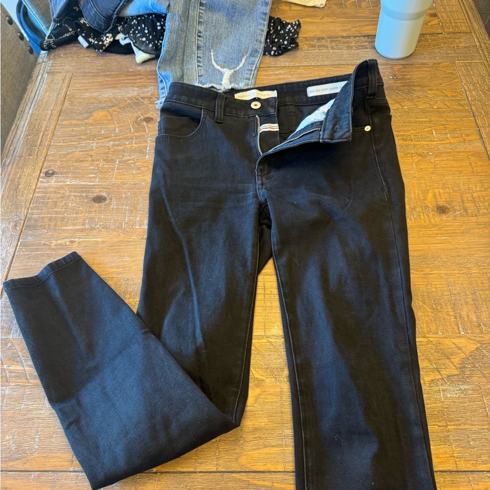 Pilcro and the Letterpress Women's Black Skinny Jeans